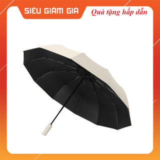 Dù che mưa ô che nắng 12 NAN to và chắc chắn, Tự động đóng mở gấp gọn 2 chiều thông minh, cản tia UV