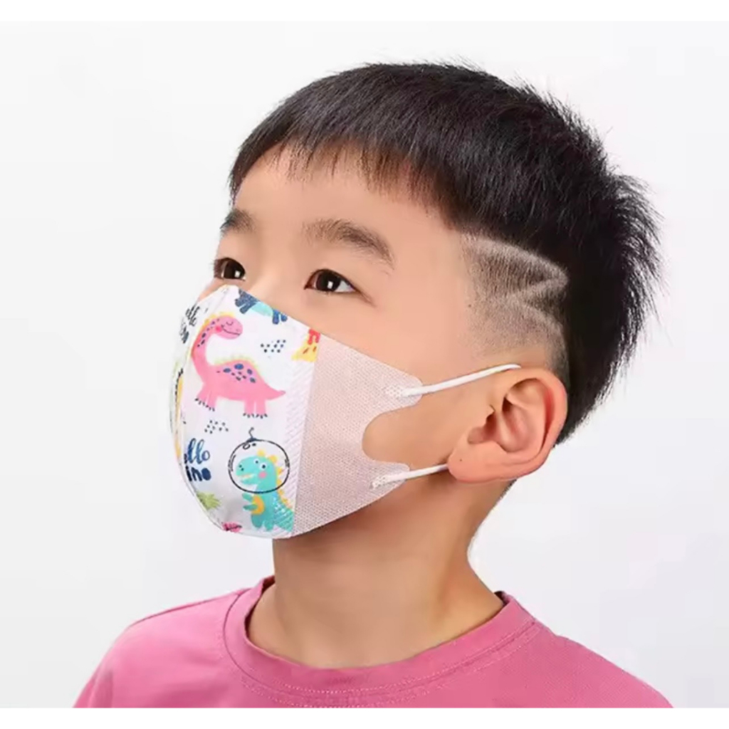 Thùng mini 100 cái khẩu trang 5D trẻ em An Tâm, thoải mái, đễ thở, vải kháng khuẩn, BYT cấp phép luu hành