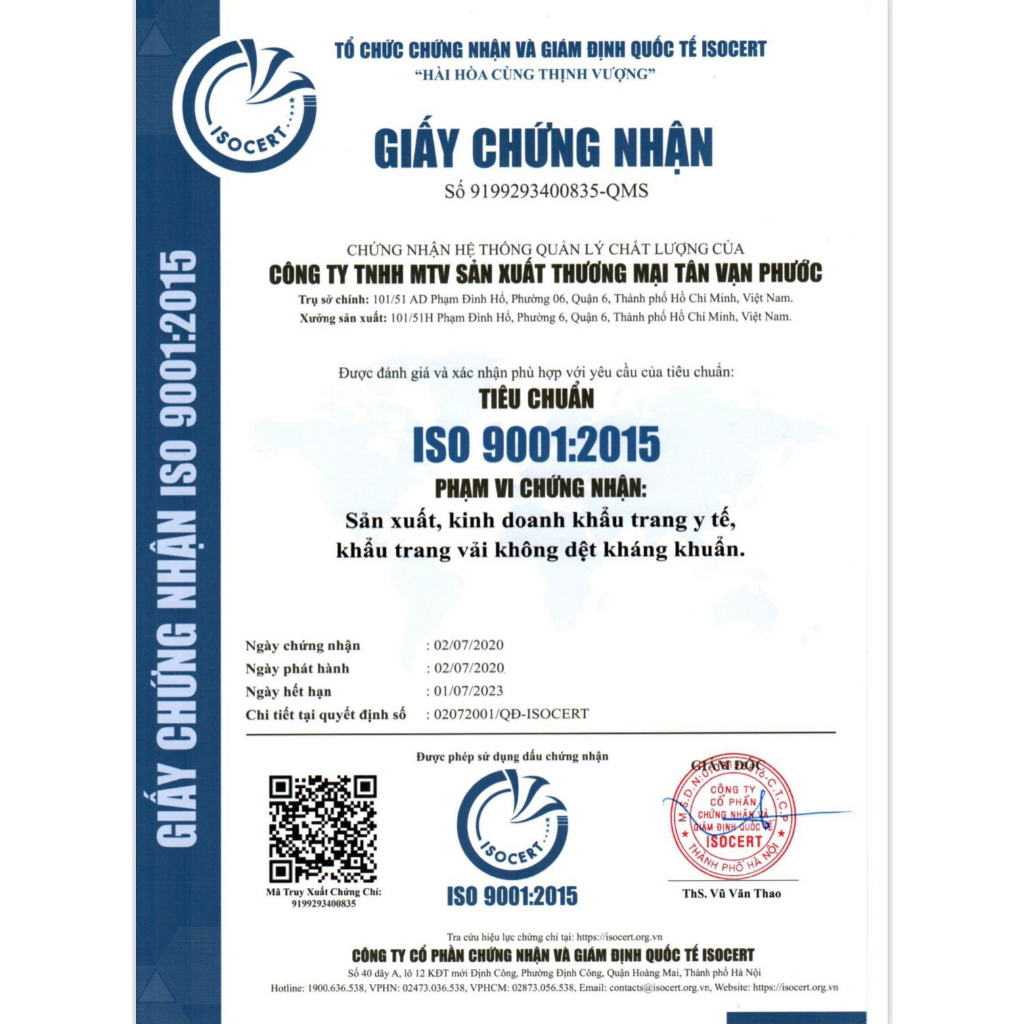 Thùng 300 cái khẩu trang cua crab An Tâm, BYT cấp phép lưu hành