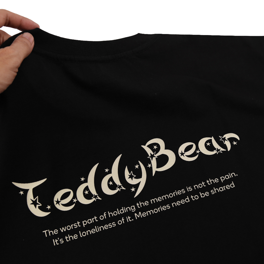 Áo thun tay lỡ TEDDY BETY phông Unisex nam nữ Cotton oversize form rộng BUBMAN OS 011