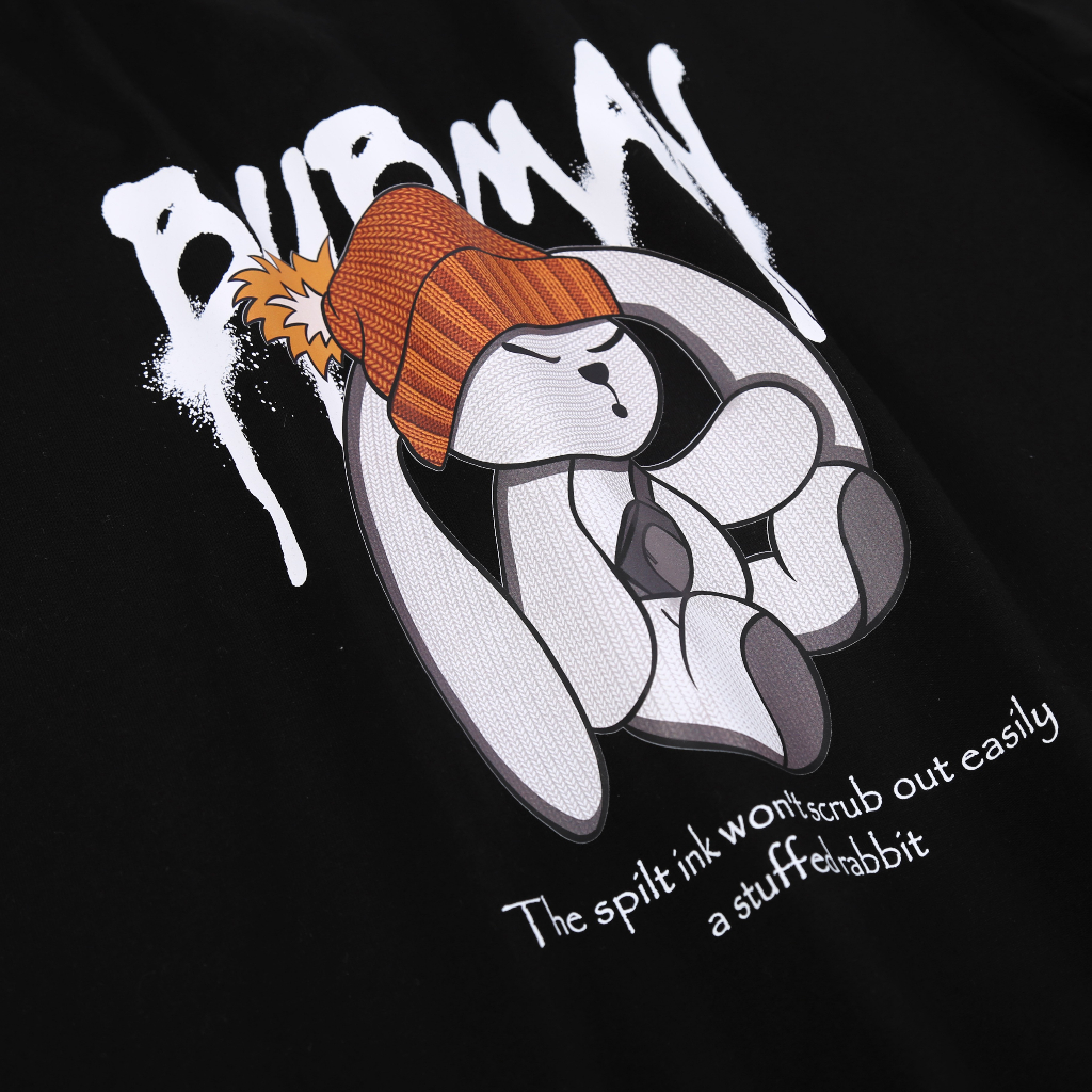 Áo thun tay lỡ RAB WOOLY phông Unisex nam nữ Cotton oversize form rộng BUBMAN OS 013