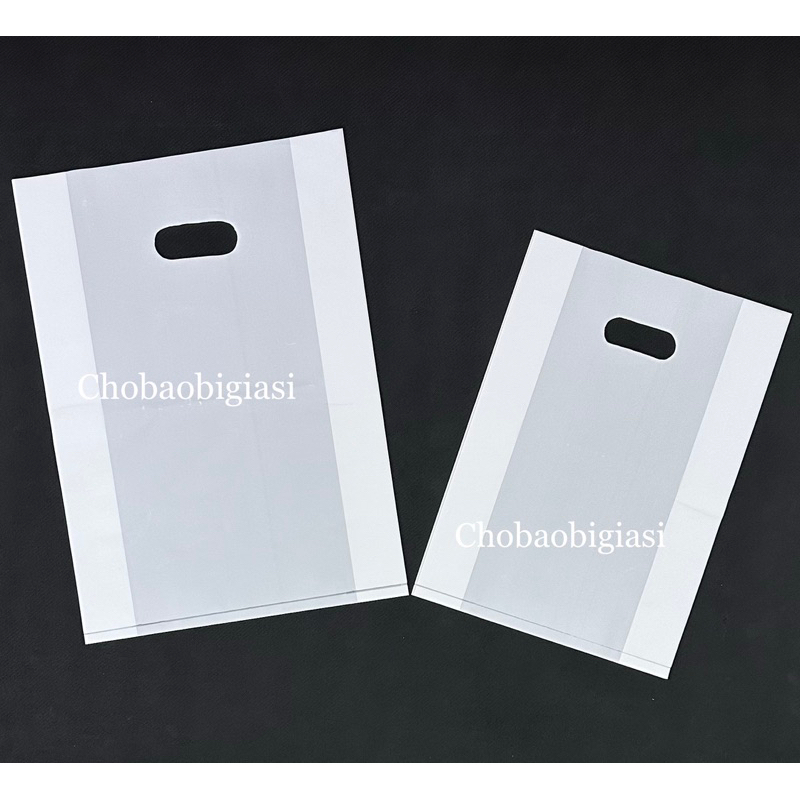 Túi HD xoài giá rẻ  màu trắng đục có đủ size đựng mỹ phẩm, phụ kiện....