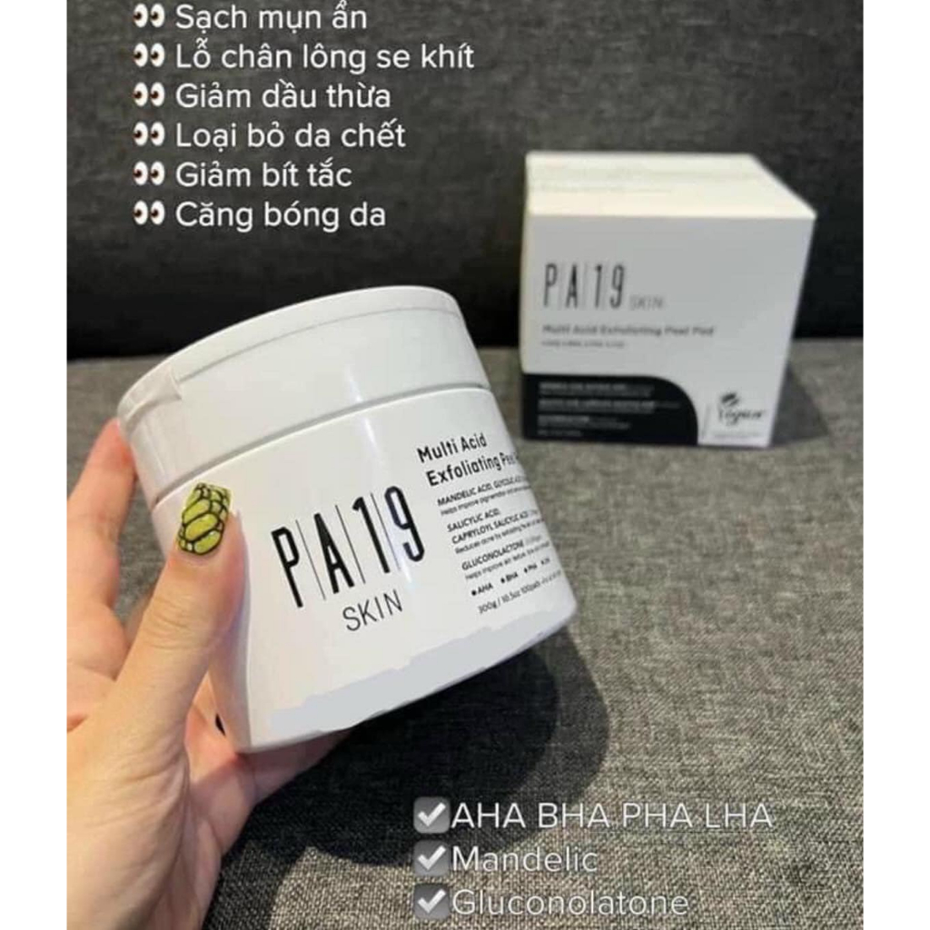 Toner Pad Tẩy Tế Bào Chết Da PA19 Skin 300g