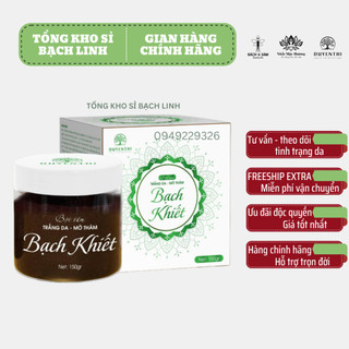 Bột tắm trắng da - mờ thâm bạch khiết bách y sâm duyên thị 150gr
