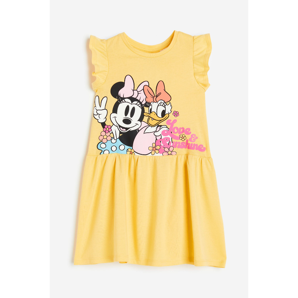 Váy hè cotton bé gái lớn HM Auth siêu sale