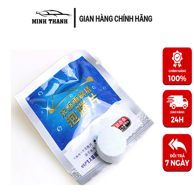 Viên Sủi Rửa Kính Ô Tô Xe Hơi Tiện Dụng (1 viên = 4L)