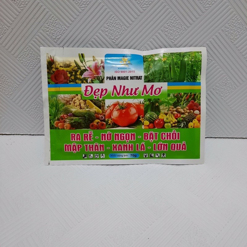 Phân bón lá Đẹp như mơ 70gr giúp RA RỄ - BẬT CHỒI - MẬP THÂN - LỚN QUẢ dùng cho các loại rau