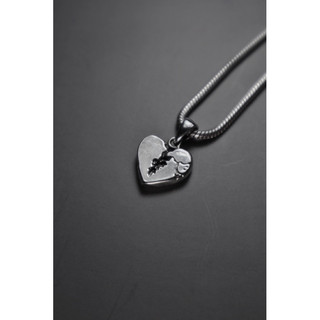Mặt dây chuyền bạc 925 broken heart