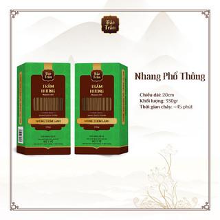 Combo 2 Nhang trầm hương thơm lành 20cm - CTI20 - Hương thơm lành dịu nhẹ -Nhang Sạch Bảo Trầm