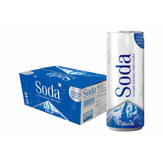  THÙNG 24 LON NƯỚC KHOÁNG KIỀM THIÊN NHIÊN VIKODA – SODA 330 ML 