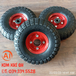 Bánh Xe 350-4 chuyên lắp xe rùa xe đẩy đường kính bánh xe 25cm