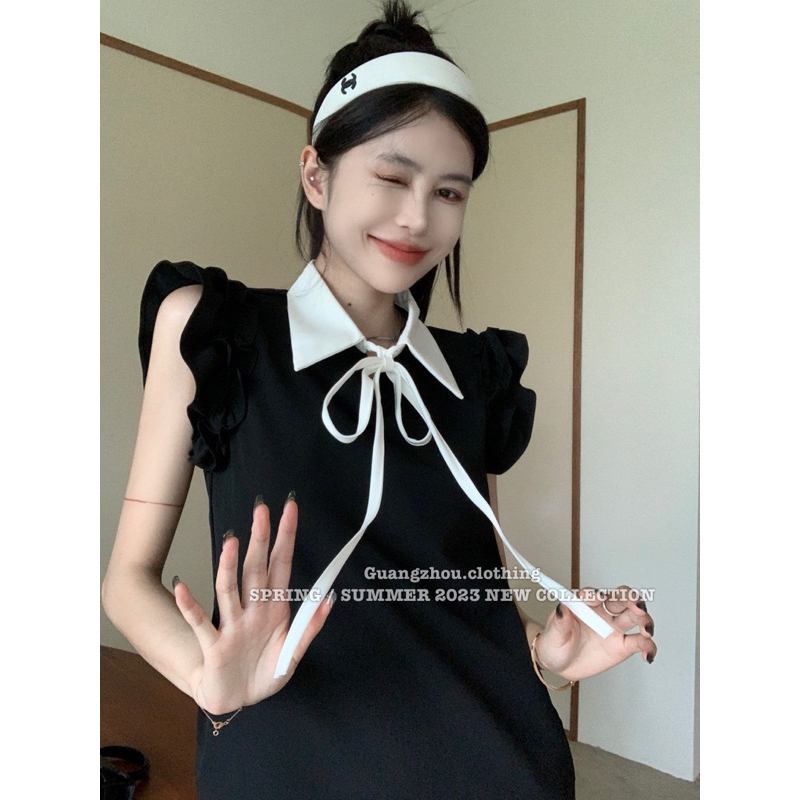 váy nơ bèo sn