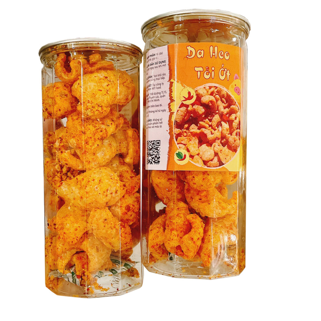 Da Heo Sấy Tỏi Ớt 180g MTFood