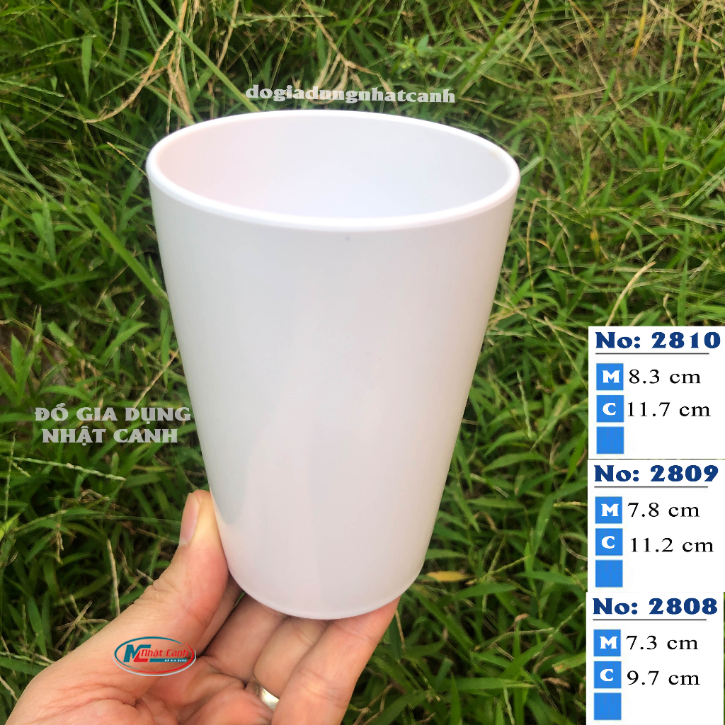 Ly đá cốc nhựa nhà hàng chất liệu nhựa như phíp melamine đủ màu | BigBuy360 - bigbuy360.vn