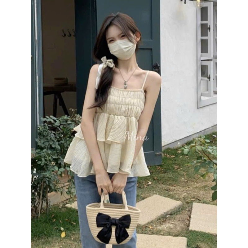 ✅ÁO DÂY VẠT BÈO NHÚN XINH QUÁ NÈ NÀNG ƠI✅