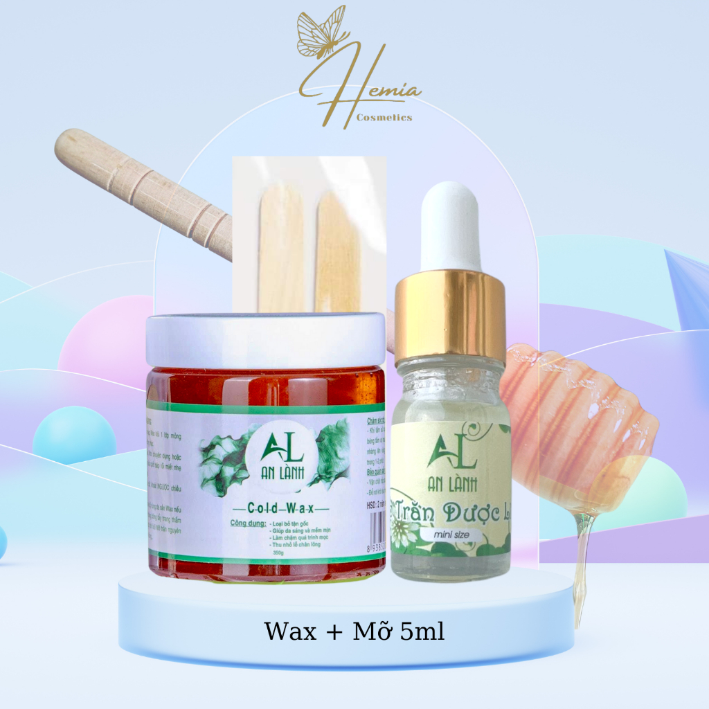 Wax Lông An Lành + Mỡ Trăn Dược Liệu An Lành 5ML