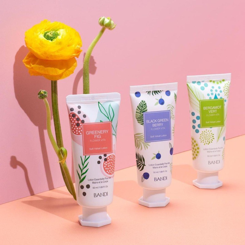 Lotion dưỡng da và body thẩm thấu nhanh không gây bết Bandi