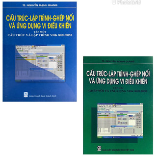 Sach - combo 2 cuốn cấu trúc - lập trình - ghép nối và ứng dụng vi điều khiển tập 1 + tập 2