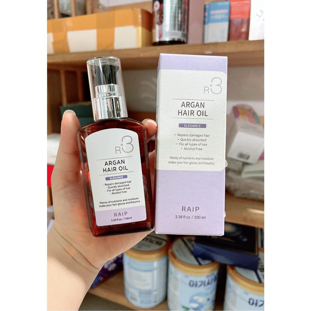 Dầu Dưỡng Tóc R3 Raip Argan Hair Oil 100mL mẫu mới nhất
