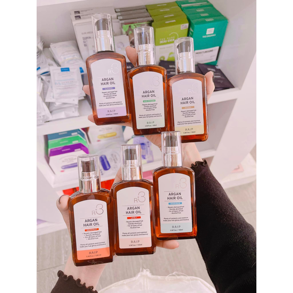 Dầu Dưỡng Tóc R3 Raip Argan Hair Oil 100mL mẫu mới nhất