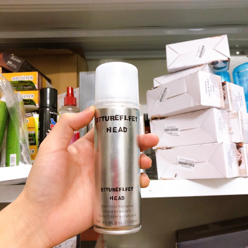 Gôm bé xịt tóc nam nữ mini Butterly Shadow 150ml hương thơm hoa quả