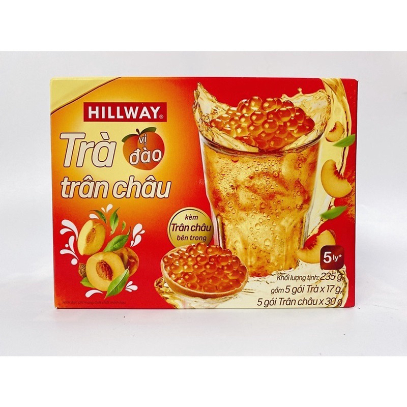 trà vị đào trân châu Hillway