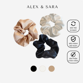  Dây buộc tóc scrunchies tone màu sang trọng, thanh lịch ALEX & SARA