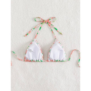 [ORDER SHEIN] Áo Bikini Buộc Dây Hoa Nhí