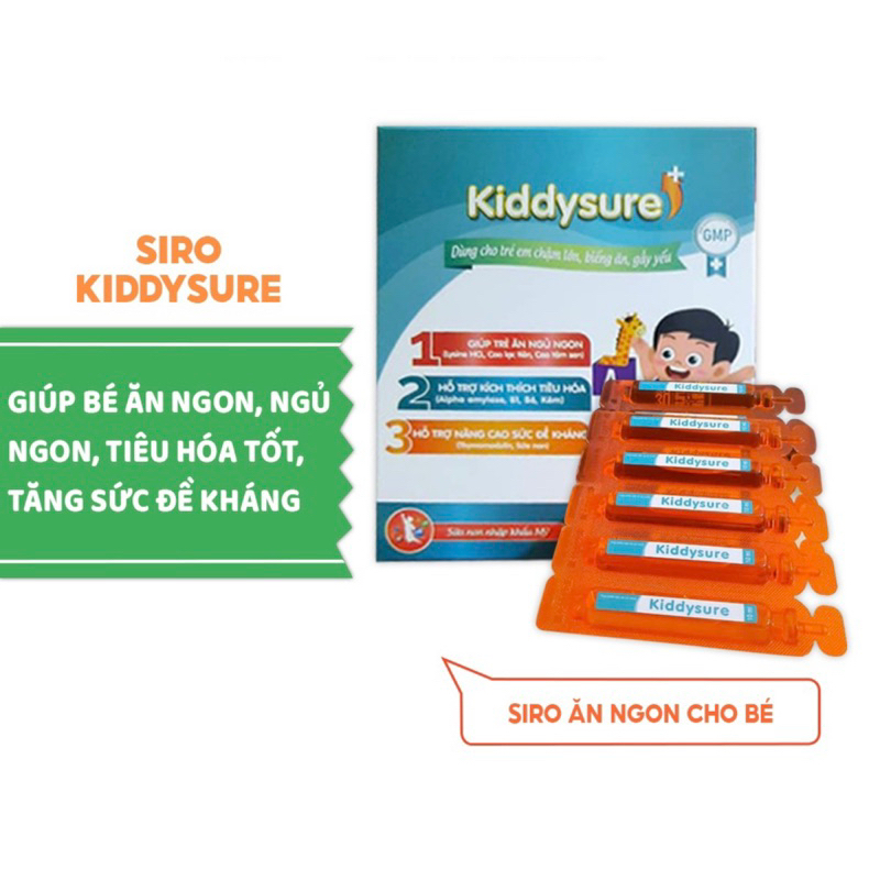Kiddysure giúp trẻ ăn ngon, tăng cường đề kháng