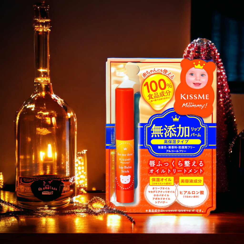 Son Dưỡng Môi Kissme Mommy Chống Nứt Môi Dành Cho Bé Từ 6 Tháng Tuổi Và Làn Da Nhạy Cảm