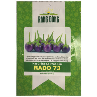 Hạt giống Cà Pháo Tím, sai trái (gói 0,5 gr)