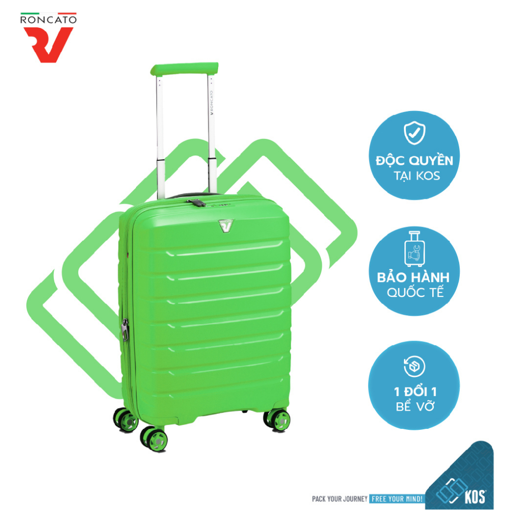 Vali kéo du lịch Roncato Butterfly thương hiệu Ý - Màu sắc thời trang - hành lý xách tay, ký gửi