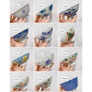 Chén- bát gốm sứ Nhật (CH3) (~12x5cm) (chén mỏng)