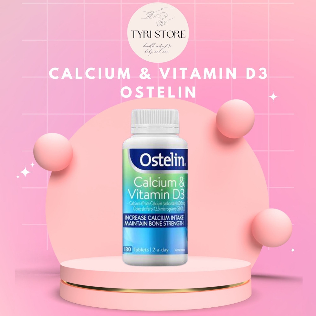 Viên Uống Calcium & Vitamin D3 Ostelin Bổ Sung Canxi Và Vitamin D3 Cho Mẹ Bầu Xuất Xứ Úc, 130 viên TyRi Store