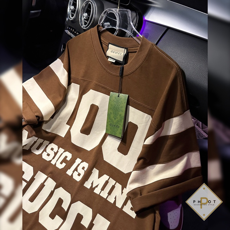 Phông Gu.Cci nâu tây siêu đẹp