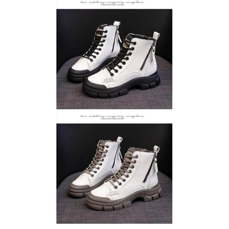 Boots Cao Cổ Tăng Chiều Cao Cá Tính