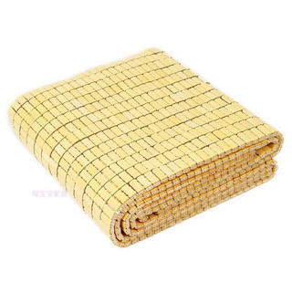 Chiếu trúc quế lâm 1m6 x 2m hạt to không viền màu vàng