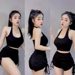 Sét yếm tròng cổ quần rút dây xinh s7