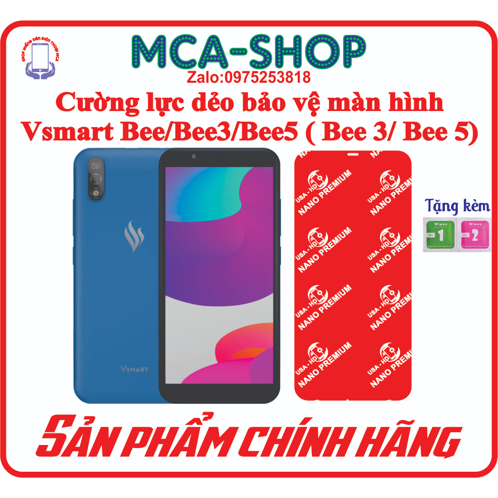 Cường lực dẻo bảo vệ màn hình điện thoại Vsmart Bee/Bee3/Bee5 ( Bee 3/ Bee 5)