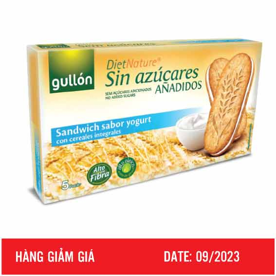 BÁNH GULLON ĂN KIÊNG KHÔNG ĐƯỜNG NHÂN SỮA CHUA date t9/2023 220G – MÃ: GL2481