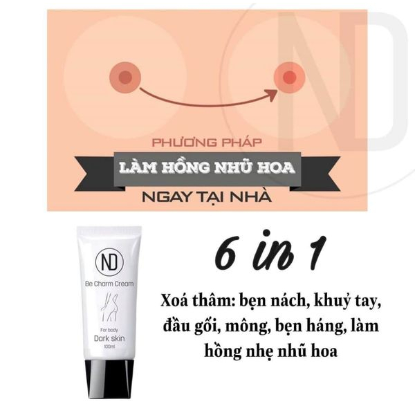 Kem Giảm Thâm Vòng 3 Be Charm Cream For Body Dark Skin 100ml