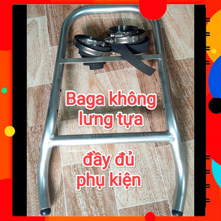 ( Tặng lót tay )Baga phượt xe exciter 135.Mẫu mới tháo rời tay vịn được