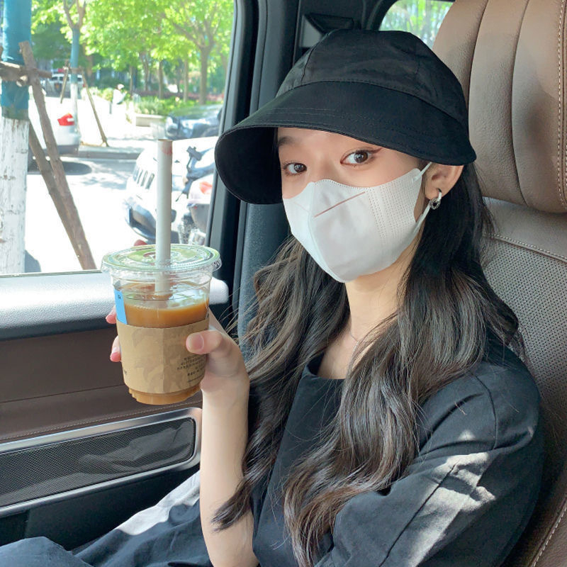 Mũ chống nắng lưỡi trai , Chống Tia Cực Tím Phong Cách Hàn Quốc Dành Cho Nữ Có dây chỉnh size mũ [ MÃ A701 ]