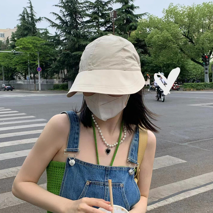 Mũ chống nắng lưỡi trai , Chống Tia Cực Tím Phong Cách Hàn Quốc Dành Cho Nữ Có dây chỉnh size mũ [ MÃ A701 ]