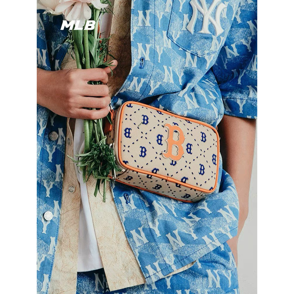 Túi MLB nam.nữ đeo chéo dây bảng to kèm ví nhỏ,form chuẩn