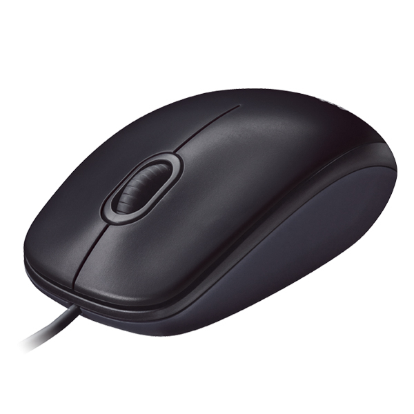 Chuột có dây Logitech M90, B100, M100R - Hàng chính hãng bảo hành 3 năm