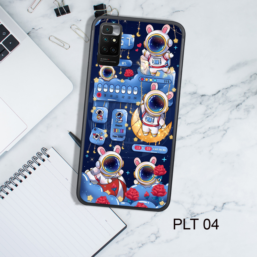 Ốp Lưng XIAOMI REDMI 10 - REDMI NOTE 10 4G/5G - NOTE 10 PRO 5G -   ,  In Hình Phi Hành Gia Màu Sắc Bắt Mắt.