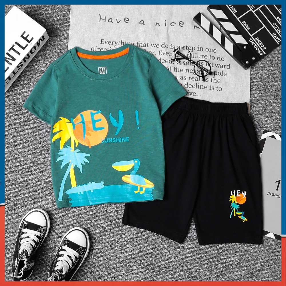 Đồ Bộ Bé Trai Size Đại 12kg-35kg Chất Cotton Co Giãn 4 Chiều Mềm Mát.1612