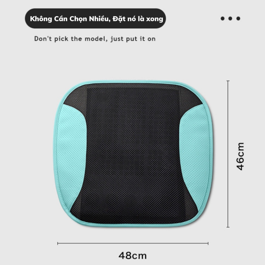 Đệm,tấm làm mát ghế Ô tô,văn phòng,Vỏ Bọc Ghế Xe Hơi mát lạnh chuyên dụng quạt công suất lớn,hoạt động êm ái