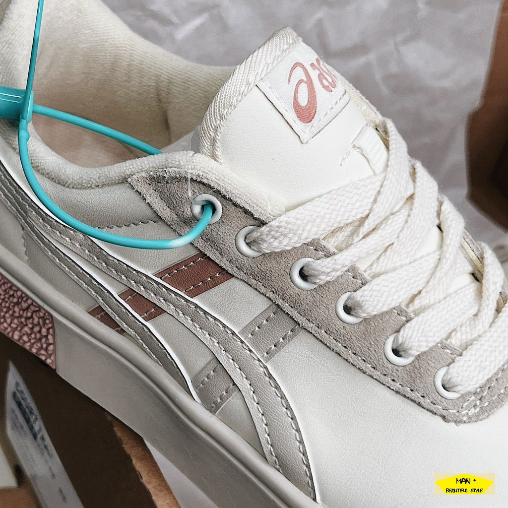 Giày Asics Court Trail Beige/Pink, Giày thể thao nữ đẹp, giày đi học cho học sinh, sinh viên cực hot 2023